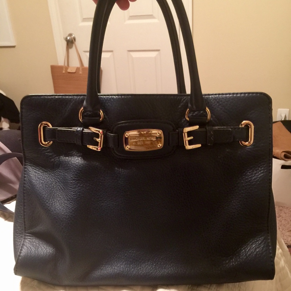 Michael Kors Navy Blue Purse