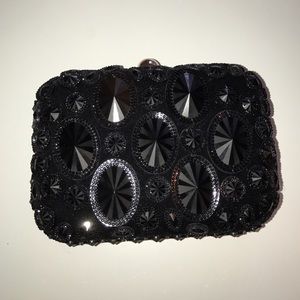 Black gem handbag