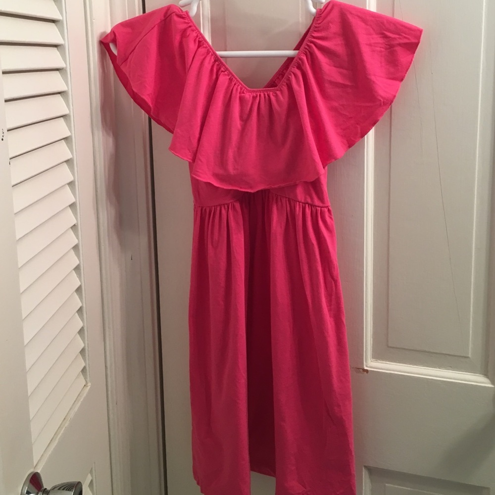 Hot pink multi-way dress