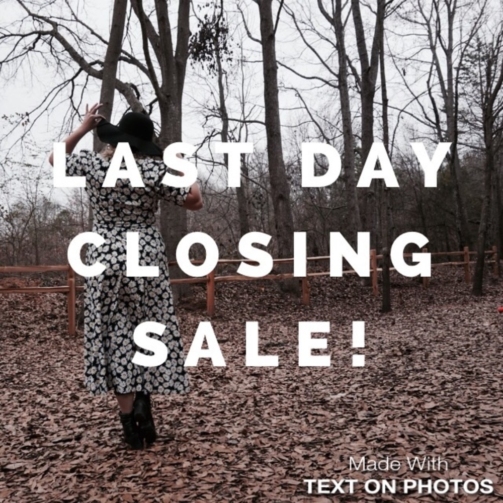 FINAL DAY SHOP CLOSING 1/18/2017