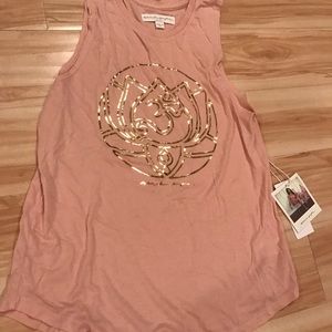 NWT Spiritual Gangster Om Lotus Tank