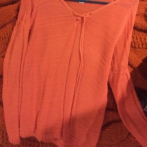 Orange sweater