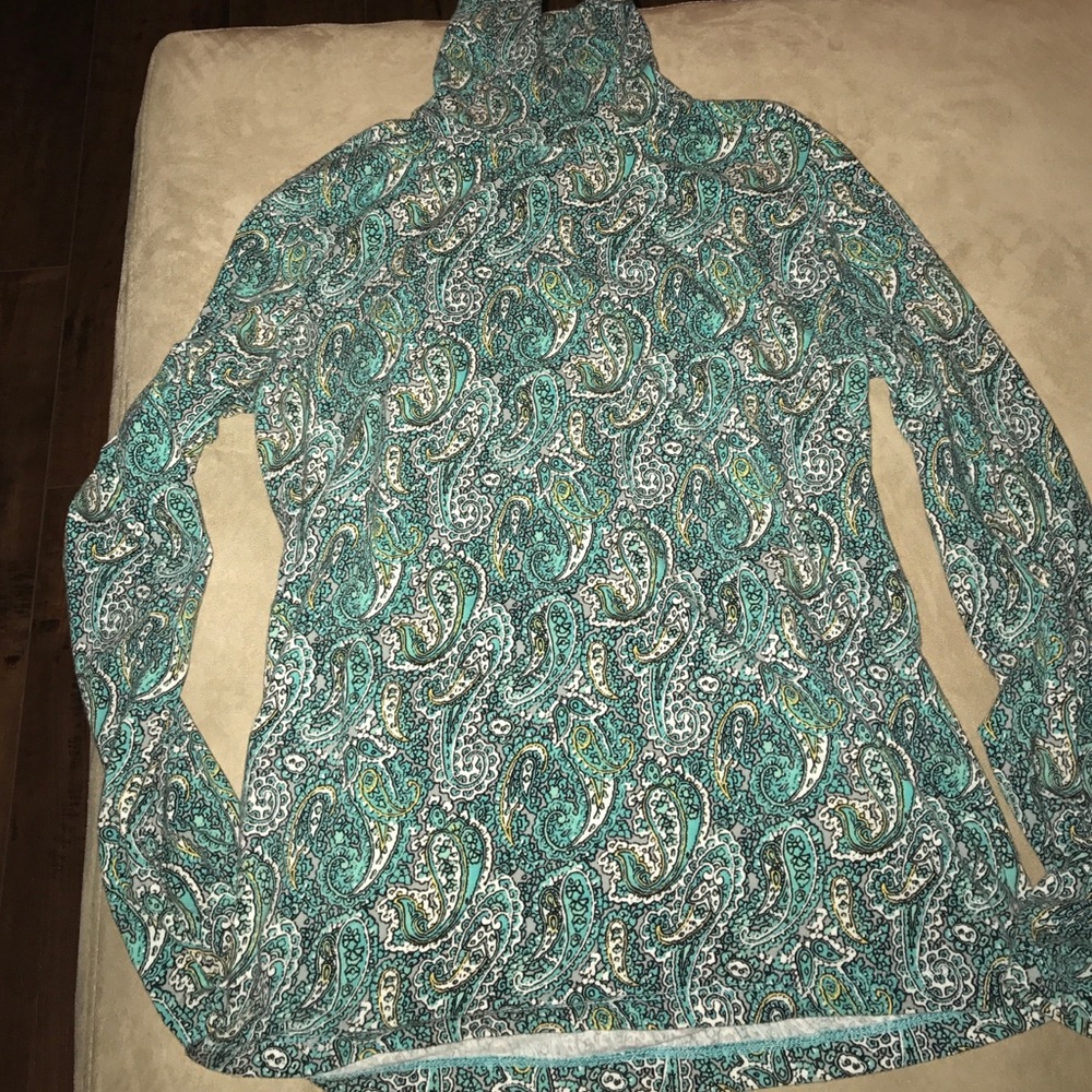 Cute paisley turtle neck