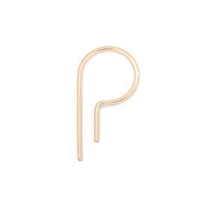 14k Gold hoop earring