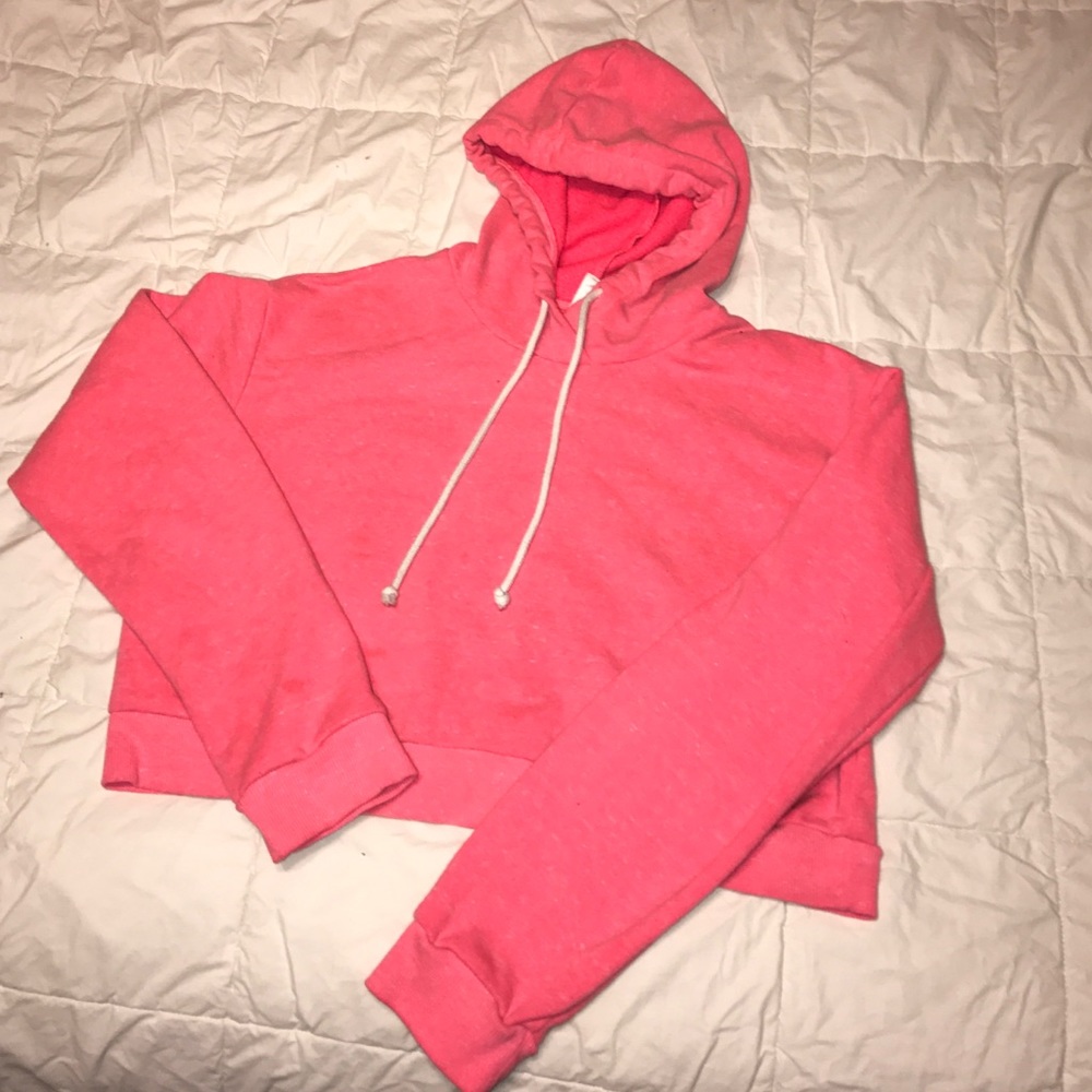 H&M cropped drawstring hoodie