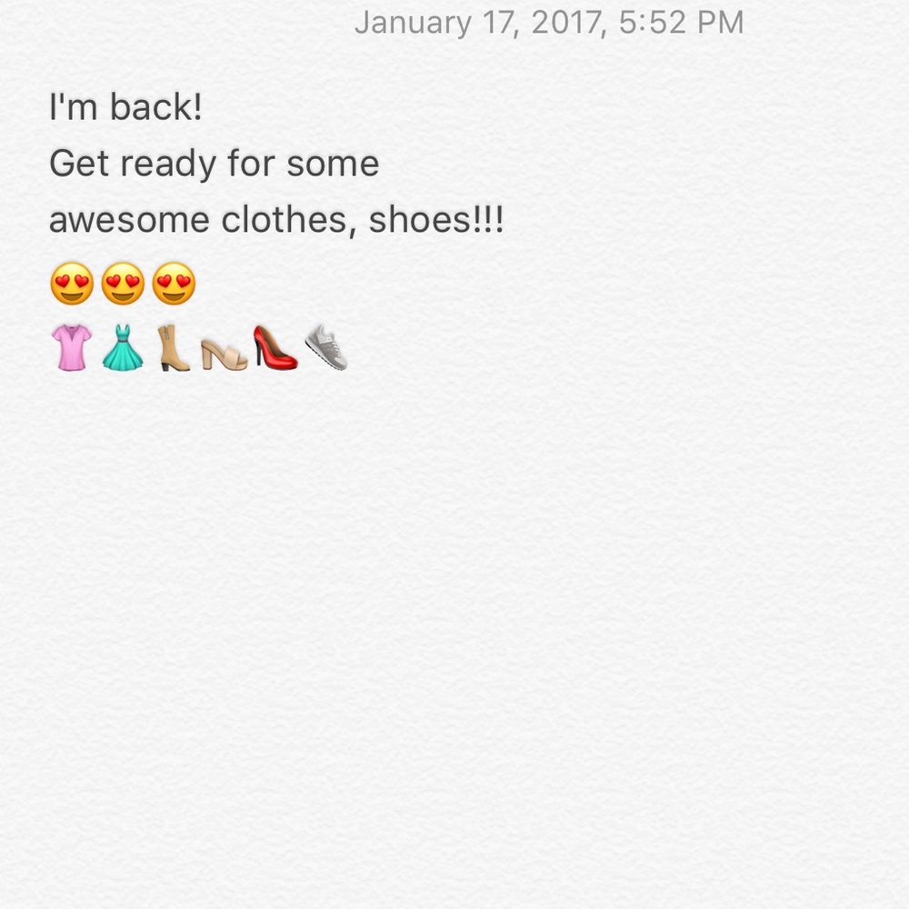 I'm back!