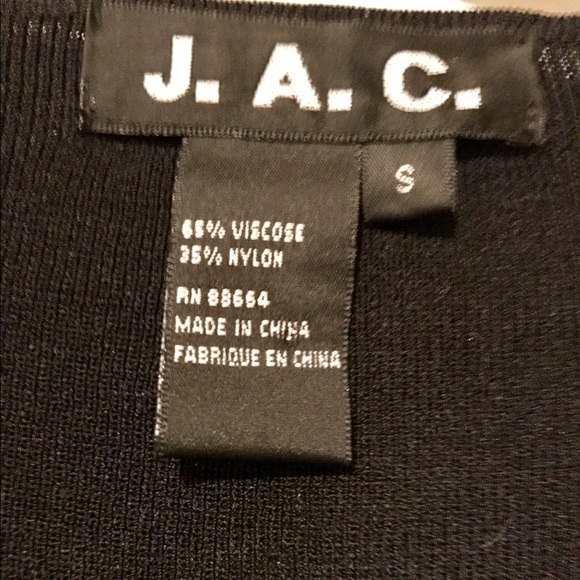 Bling! on Stretchy Black Top - Picture 3 of 4