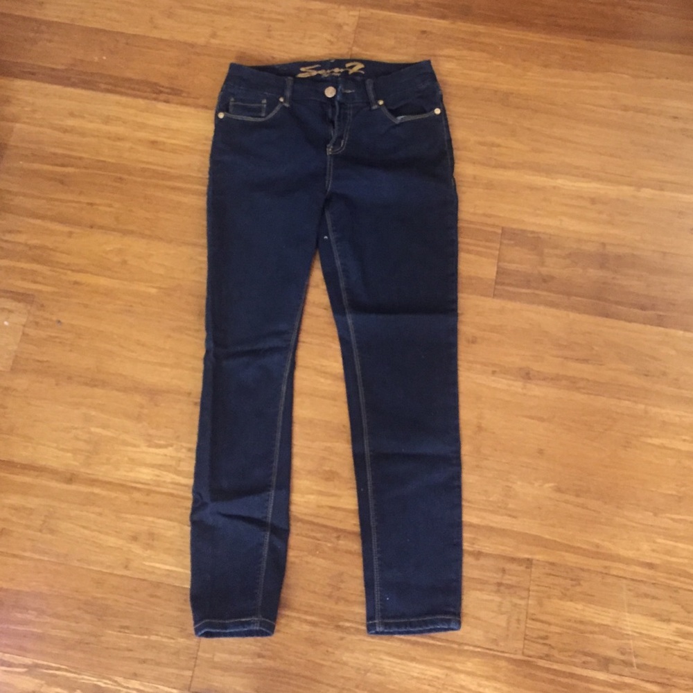 7 For All Mankind skinny ankle jeans