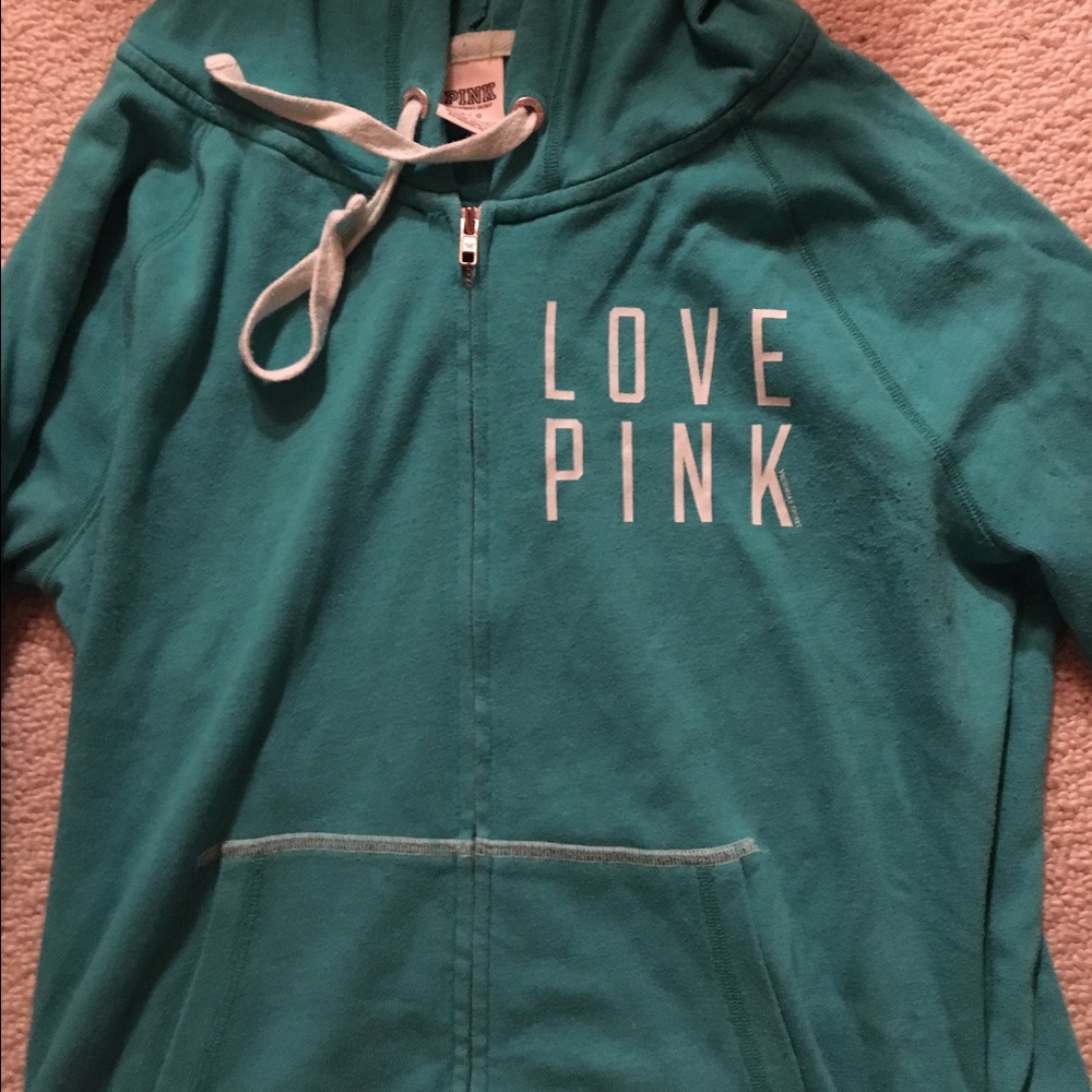 Pink sweatshirt!