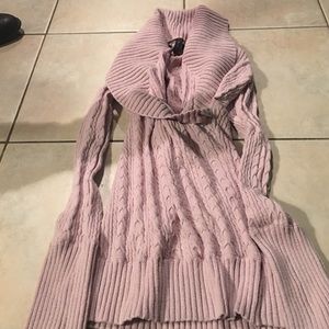 Cable Knit Lavender BCBG Sweater.
