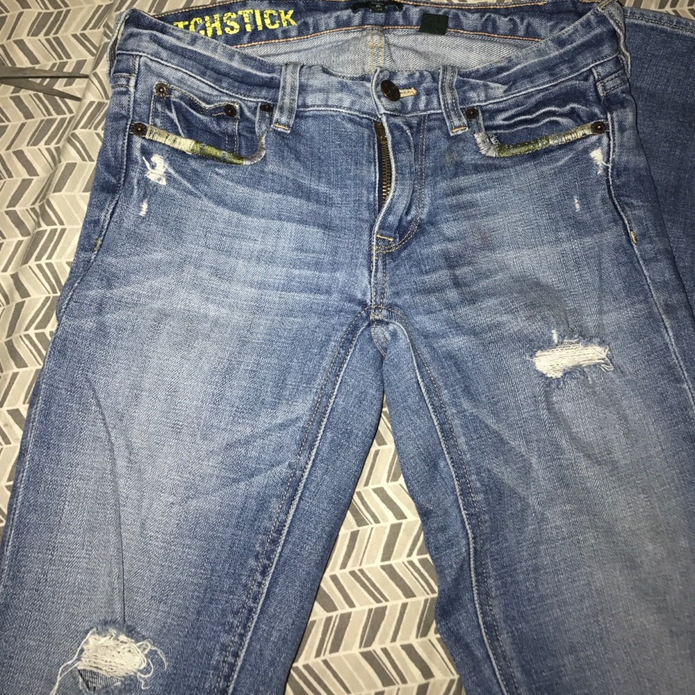 Jcrew skinny straight jeans