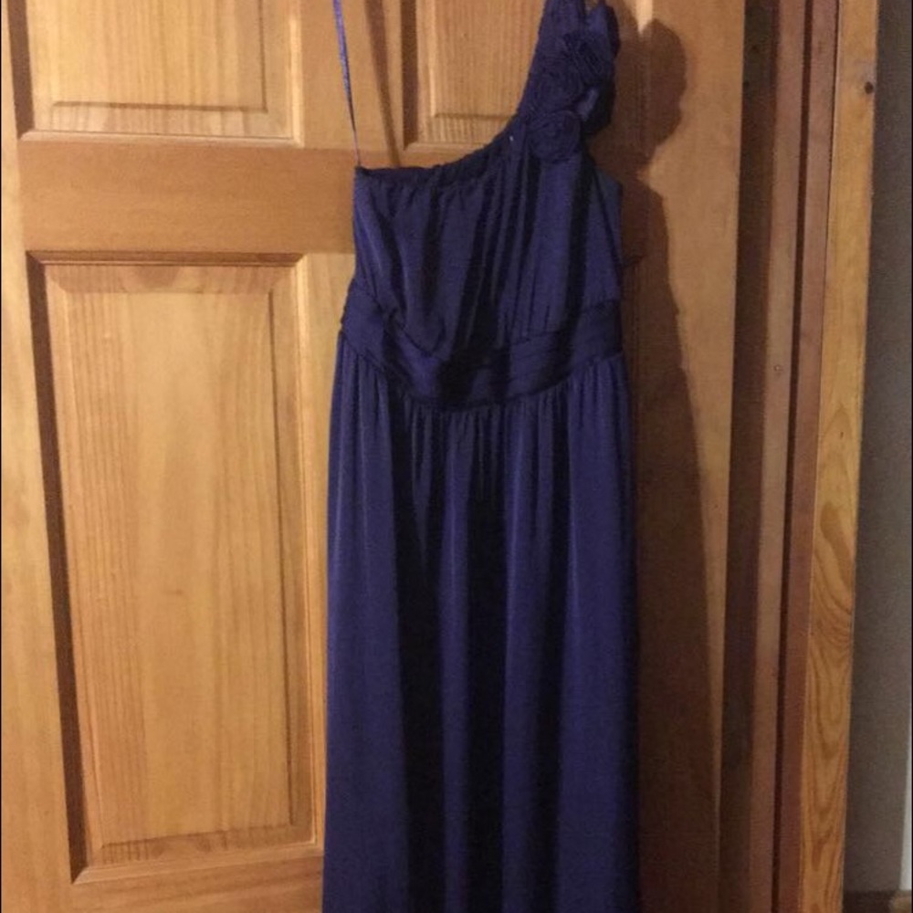 Purple bridesmaid dress