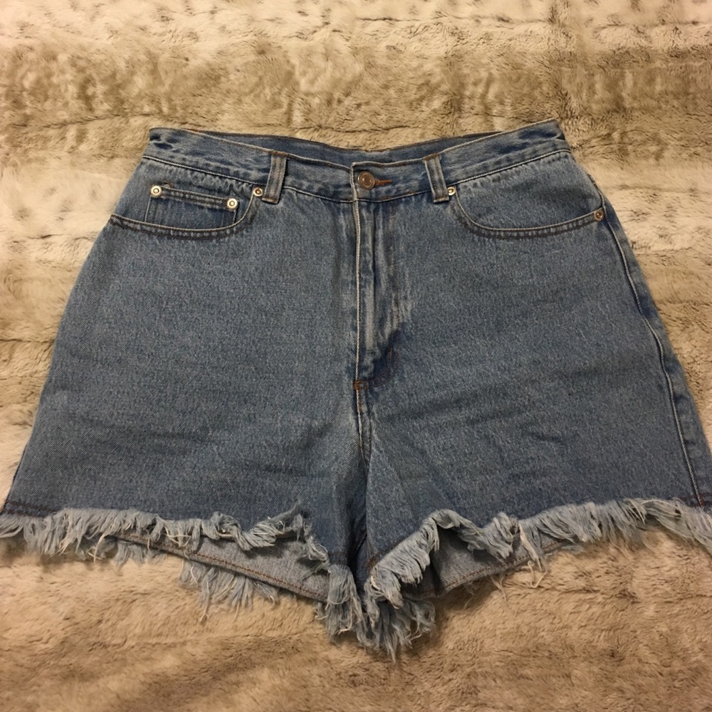 Vintage Frayed Jean Shorts