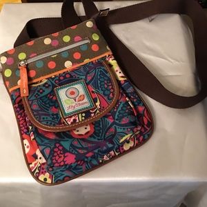 Lily Bloom multi color shoulder purse