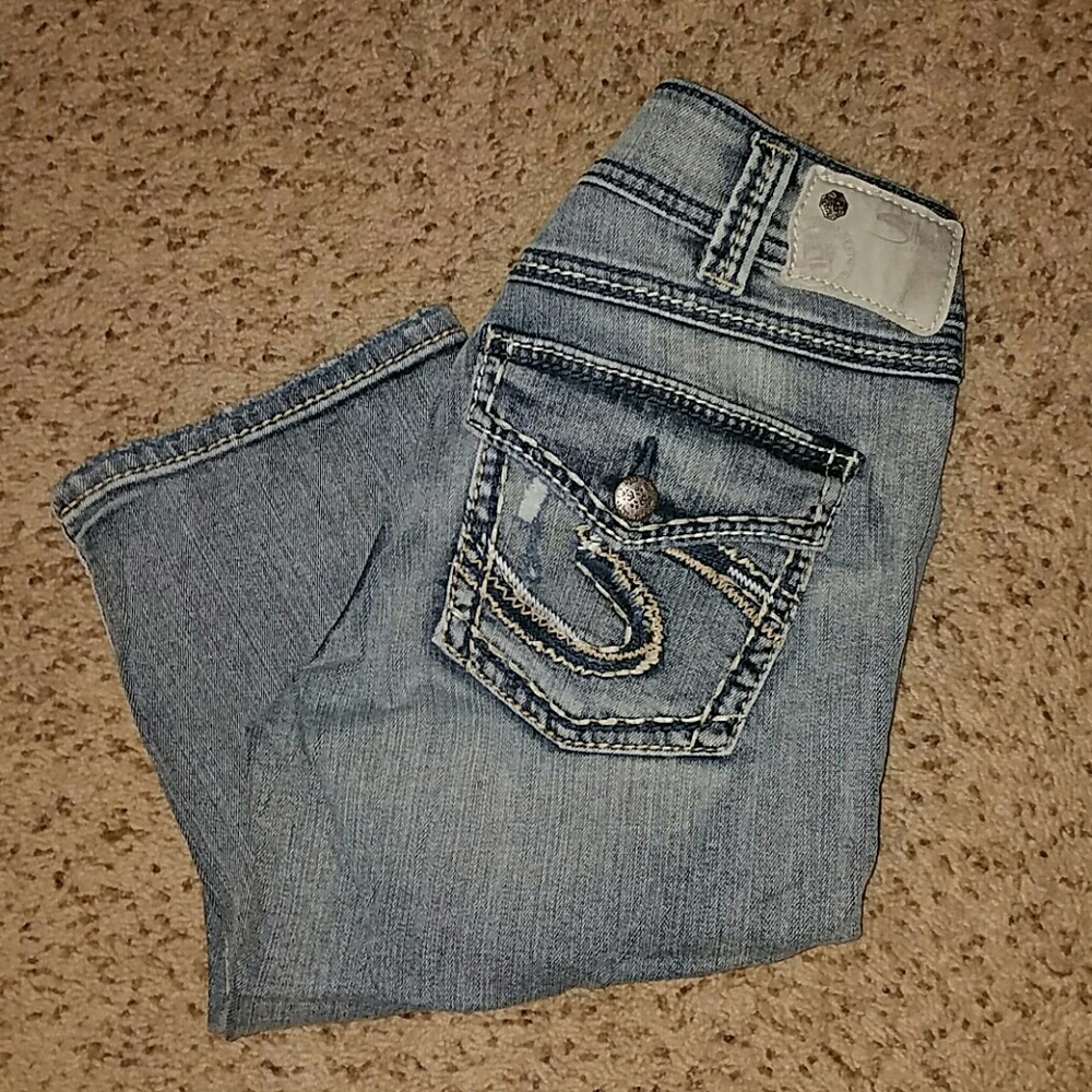 Women's Silver suki flap Bermuda size 30