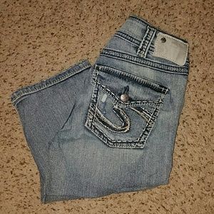 Women's Silver suki flap Bermuda size 30