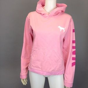 Victoria's Secret Pink Long Sleeve Pink Hoodie M