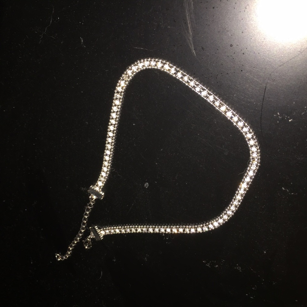 🚫SOLD Rhinestone Choker - Picture 3 of 3