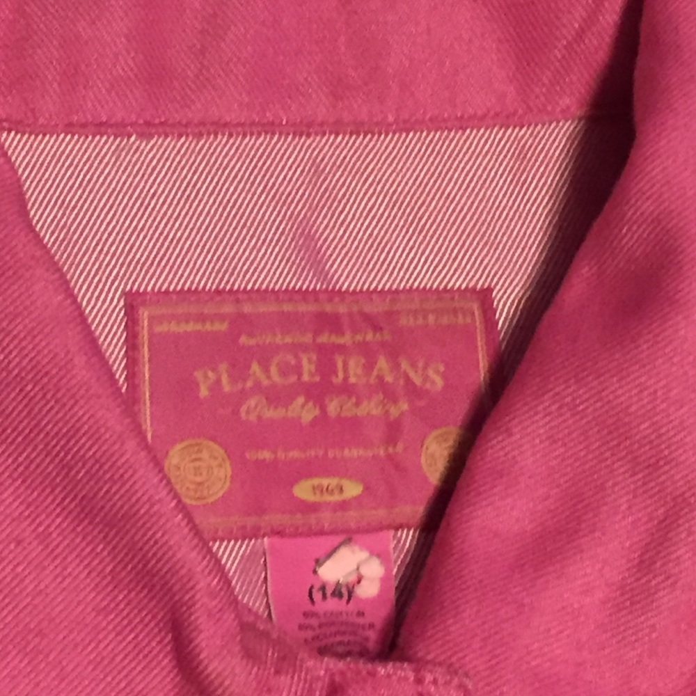 Pink Jean Jacket - Picture 2 of 3