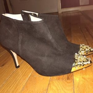 Zara Booties with Jeweled Detail