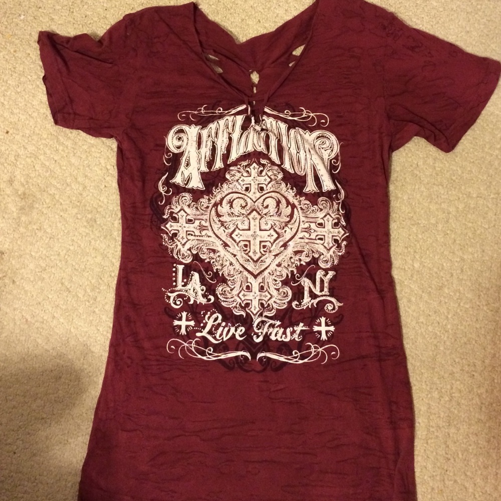 Affliction short sleeve shirt