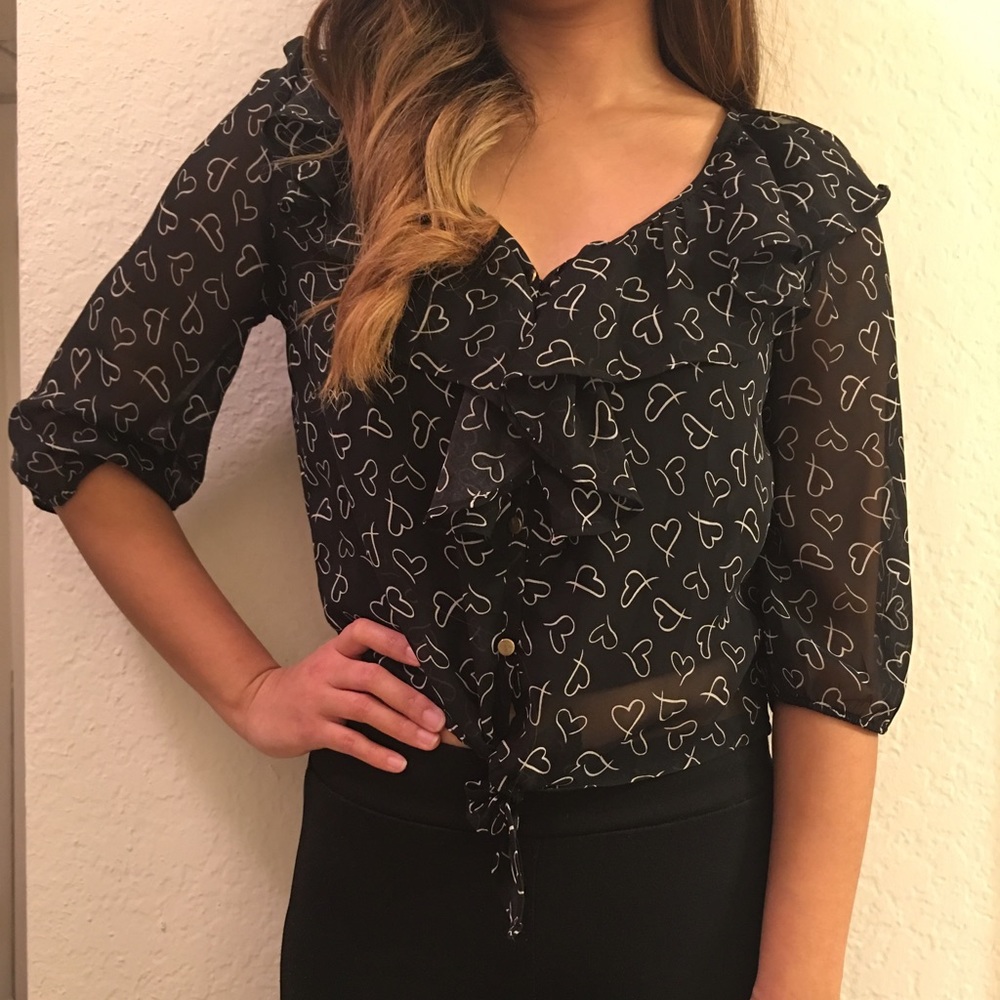 Chiffon Crop Top