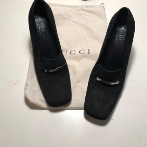 Gucci loafer heels
