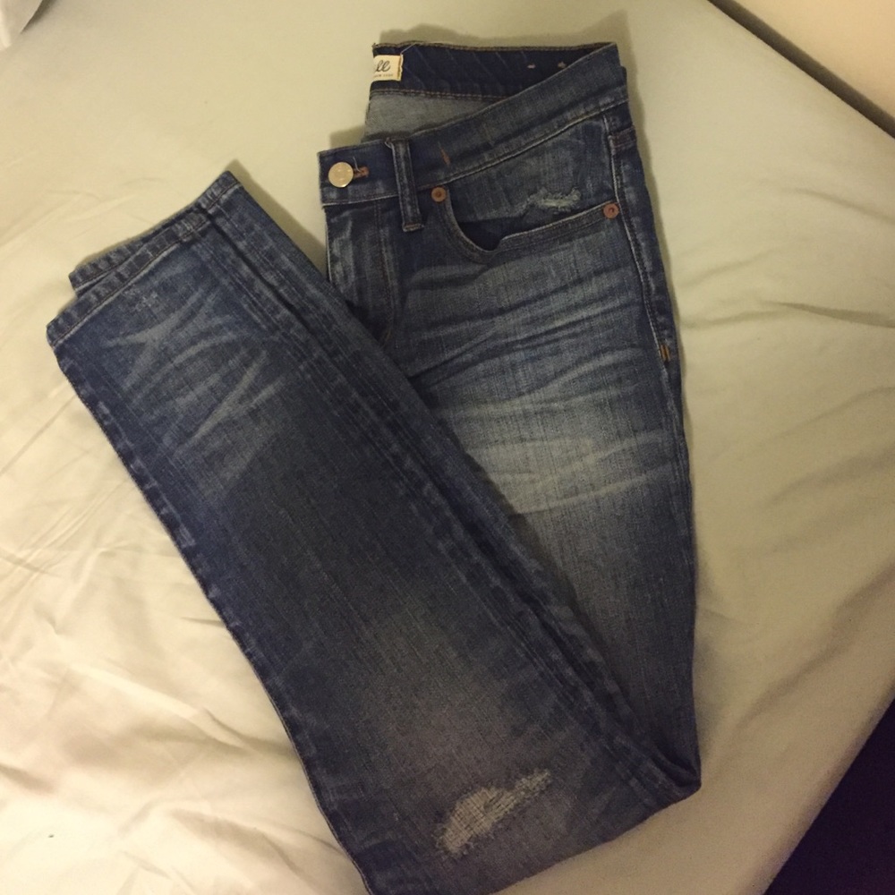 Madewell skinny skinny jeans 28