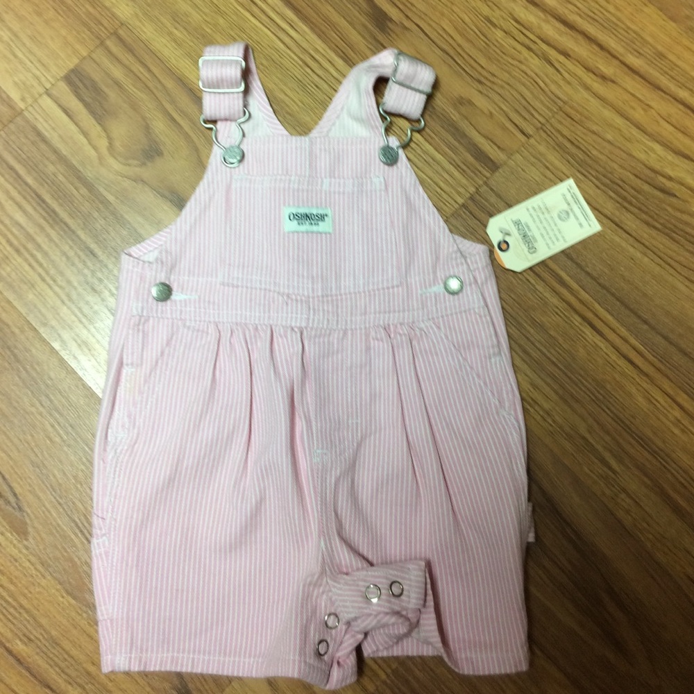 NWT Pink OshKosh overalls