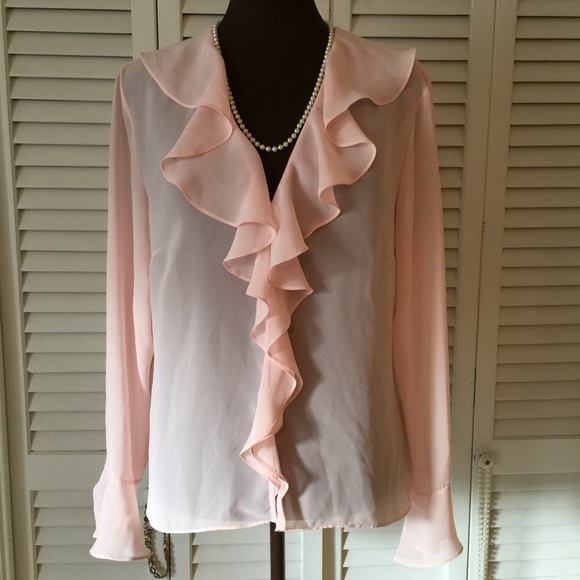 Chaps Tops - Chaps Button Down Blouse Size 14