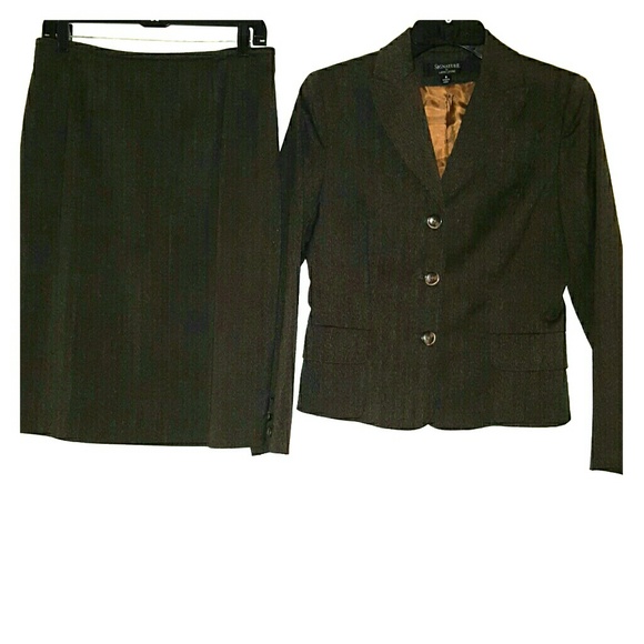 Blazer Vintage Larry Levine Marron - Taille 4 - Très Bon état