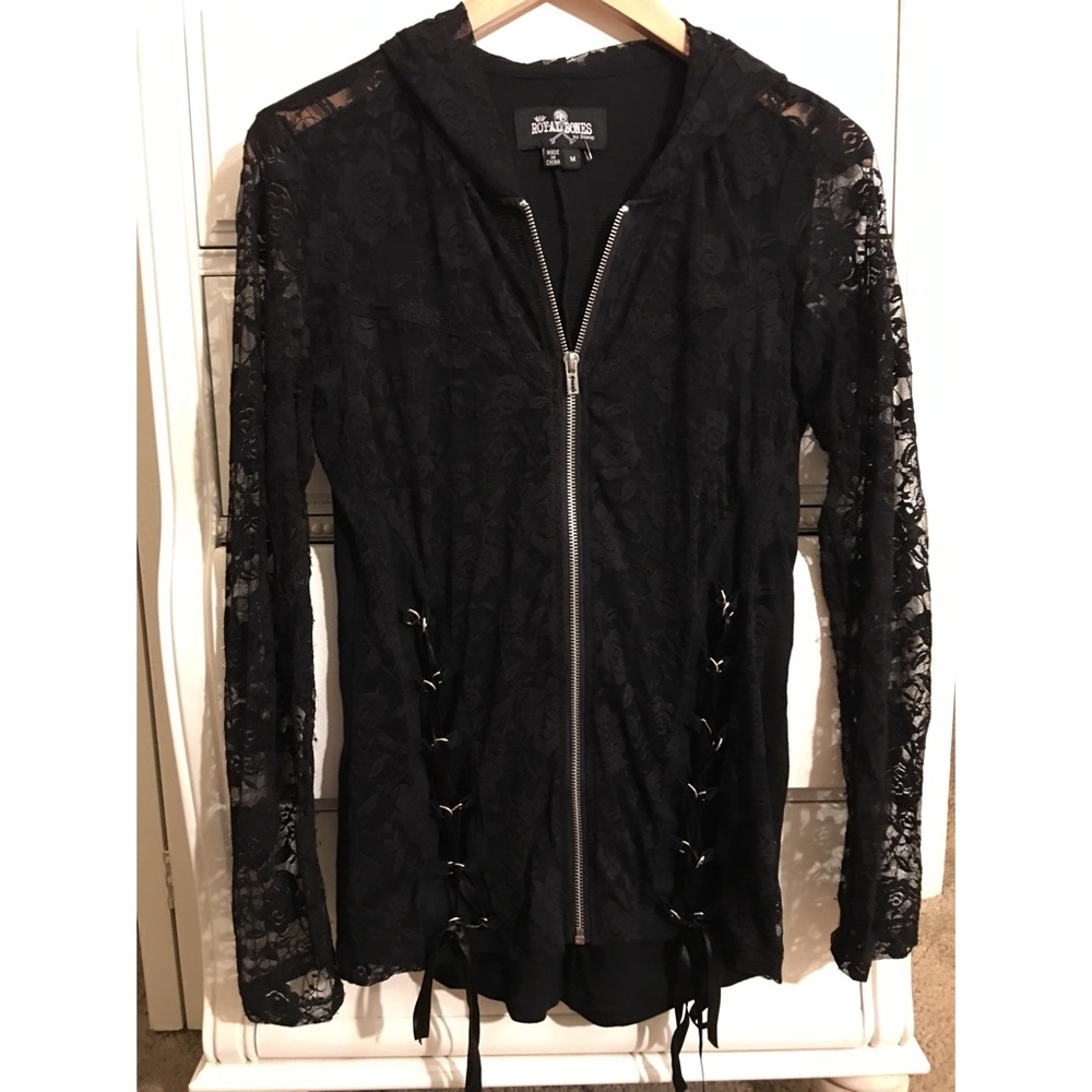 Black lace jacket
