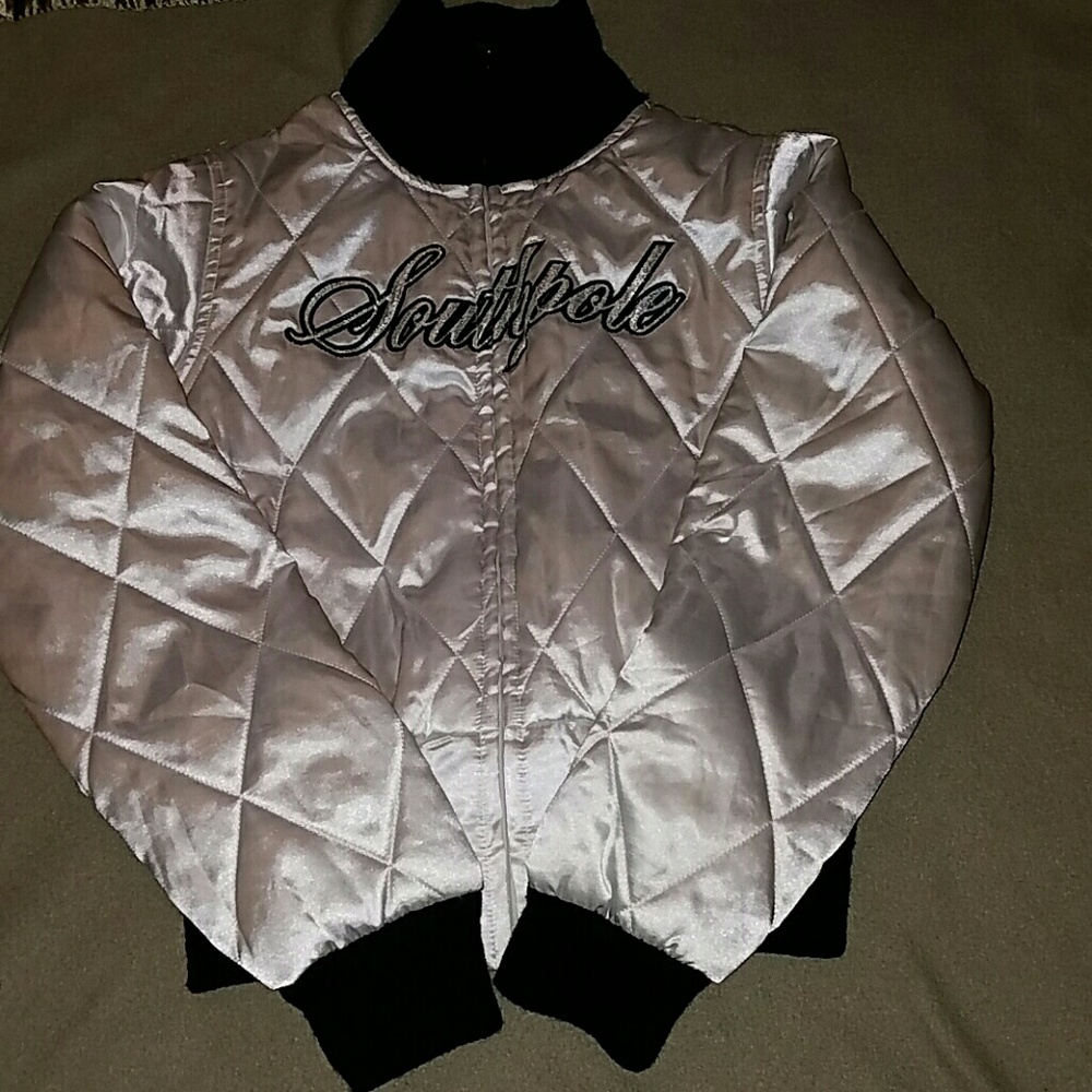White satin coat
