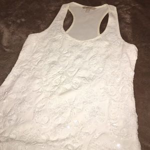 Intricate sequin design tank