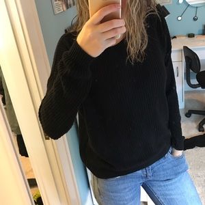 Brandy melville black ollie sweater!
