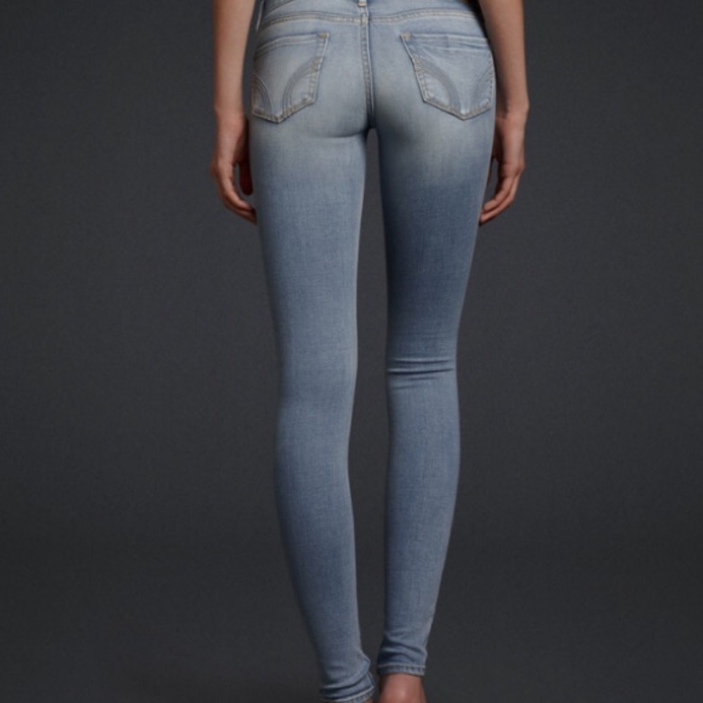 Light blue skinny jeans