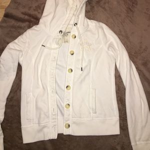 Button down Abercrombie & fitch hoodie