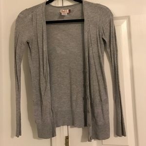 Basic grey cardigan