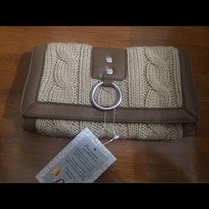 Kristine Accessories Wallet -Cable Knit