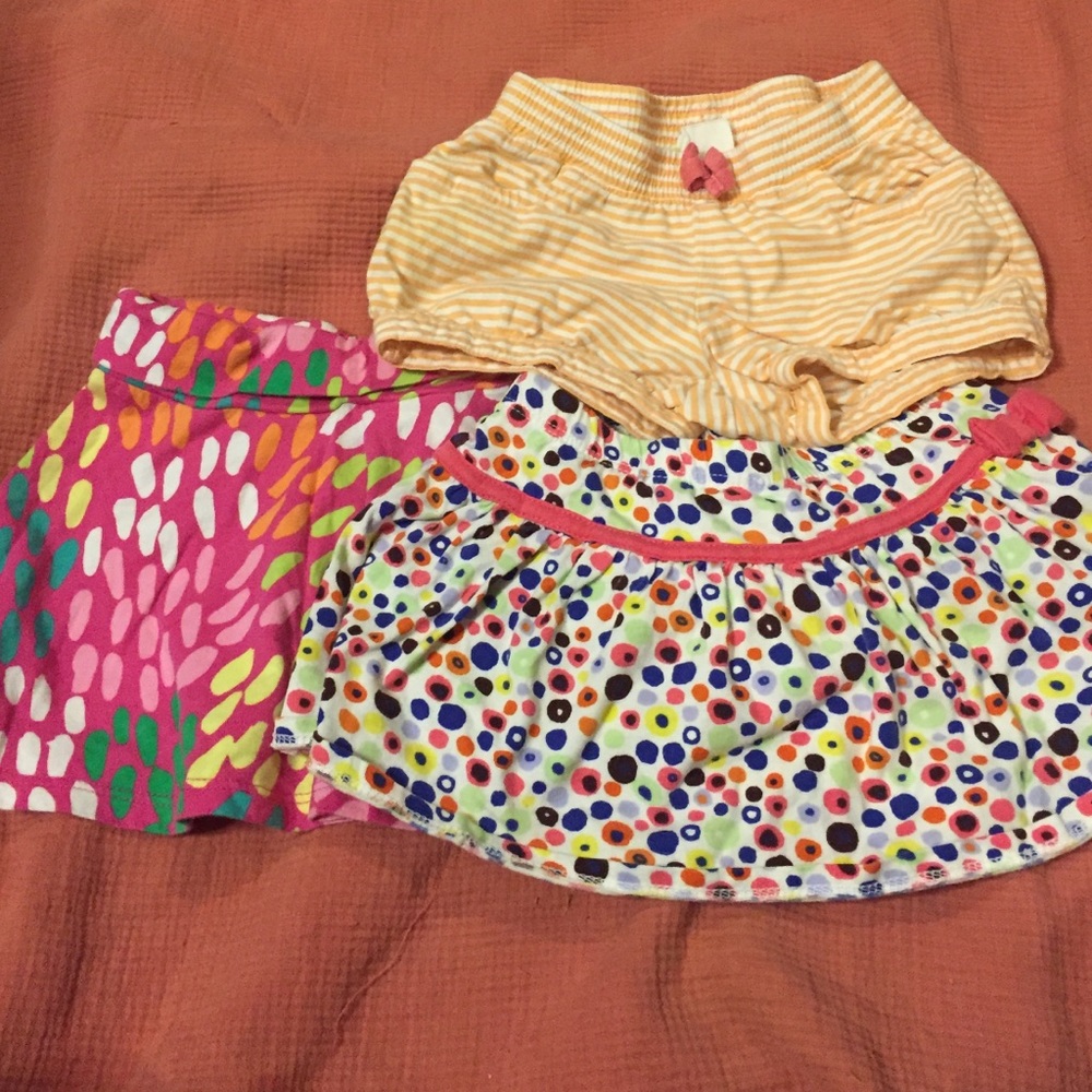 Size 2T skirts and shorts