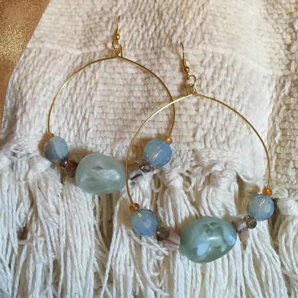 Jewelry - Beautiful Handcrafted Hoop Earrings!