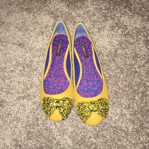Size 8 Dollhouse Mustard Yellow Flats