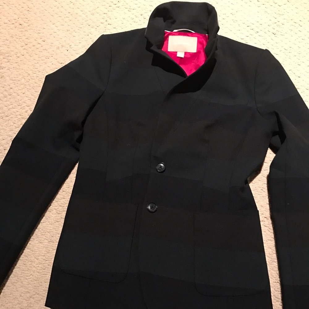 Stripe blazer banana republic