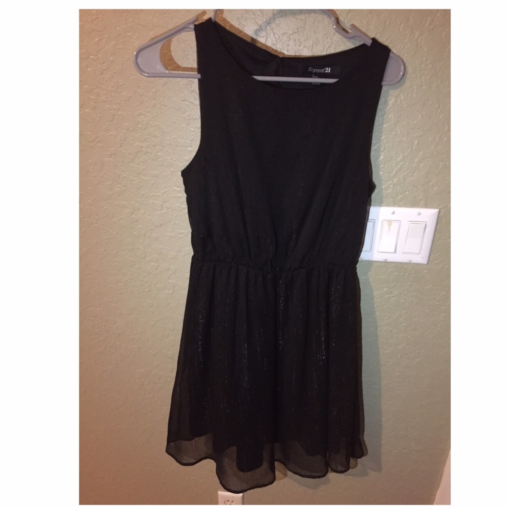 Sparkly black dress