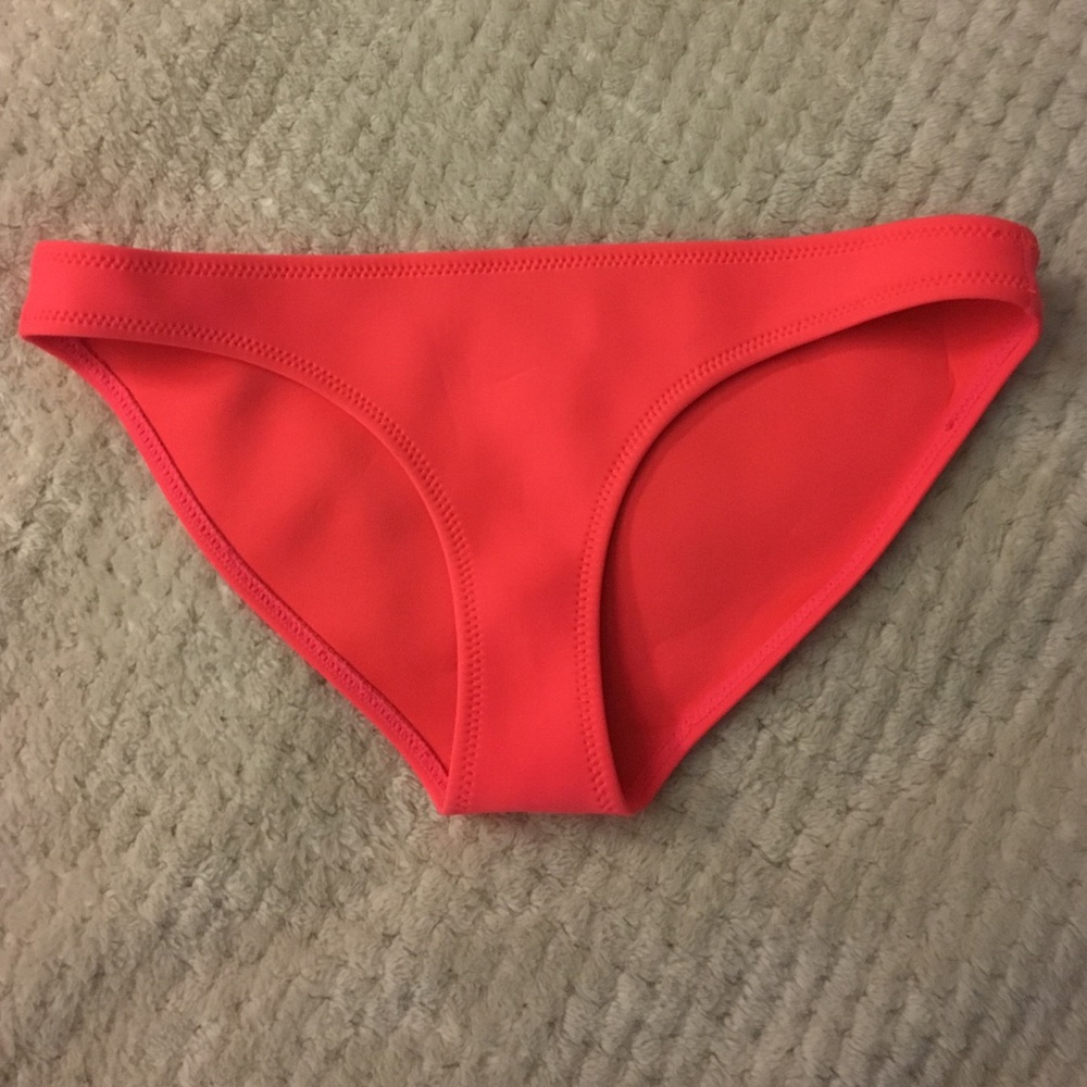 Neon Pink Triangle Bikini Bottoms