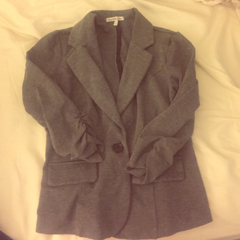 Gray blazer