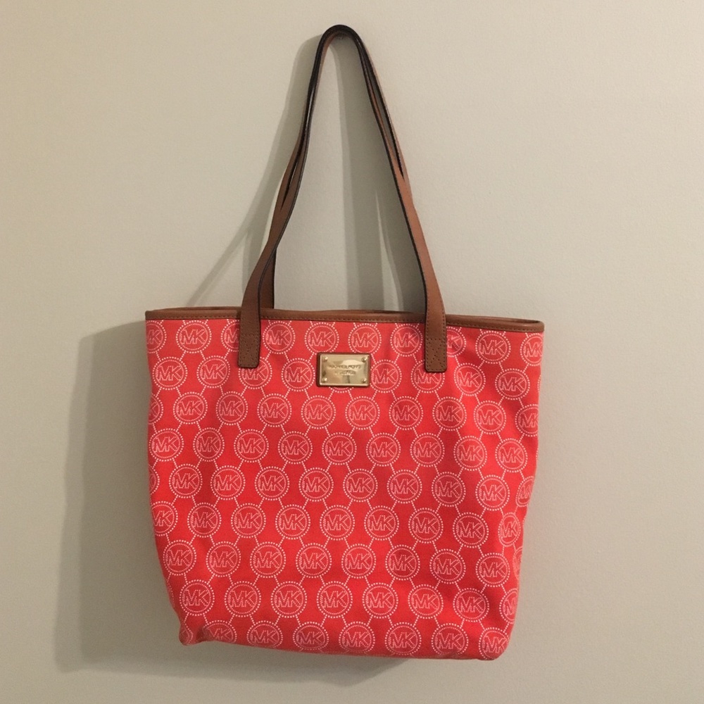 Michael Kors red tote