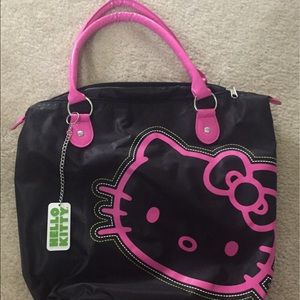 Hello Kitty Handbag Tote With Keychain