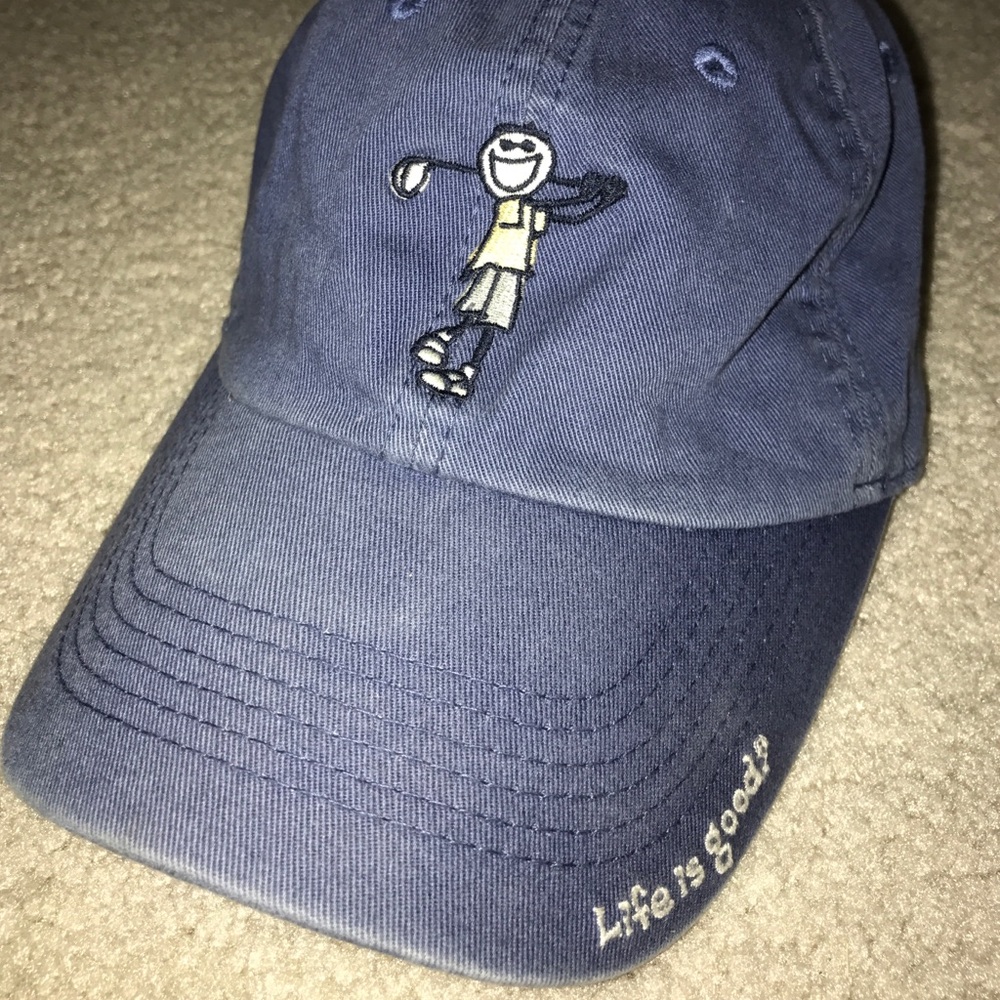 LIFE IS GOOD golf hat