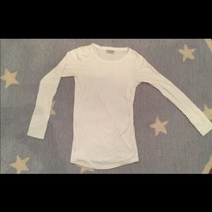 Michael Stars women's maternity white long sleeve